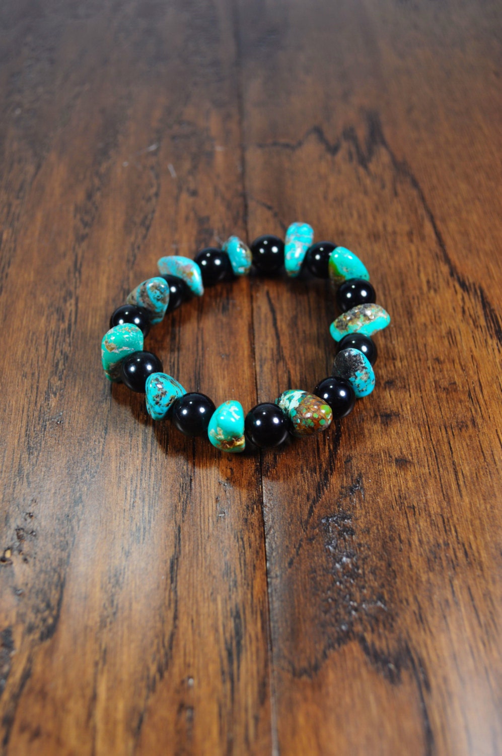 Grounded in Bliss - Turquoise Root Chakra Beads Bracelet