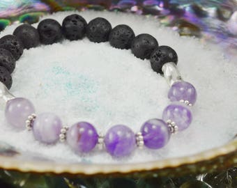 Amethyst Diffuser Bracelet