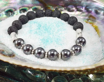 Hematite Diffuser Bracelet