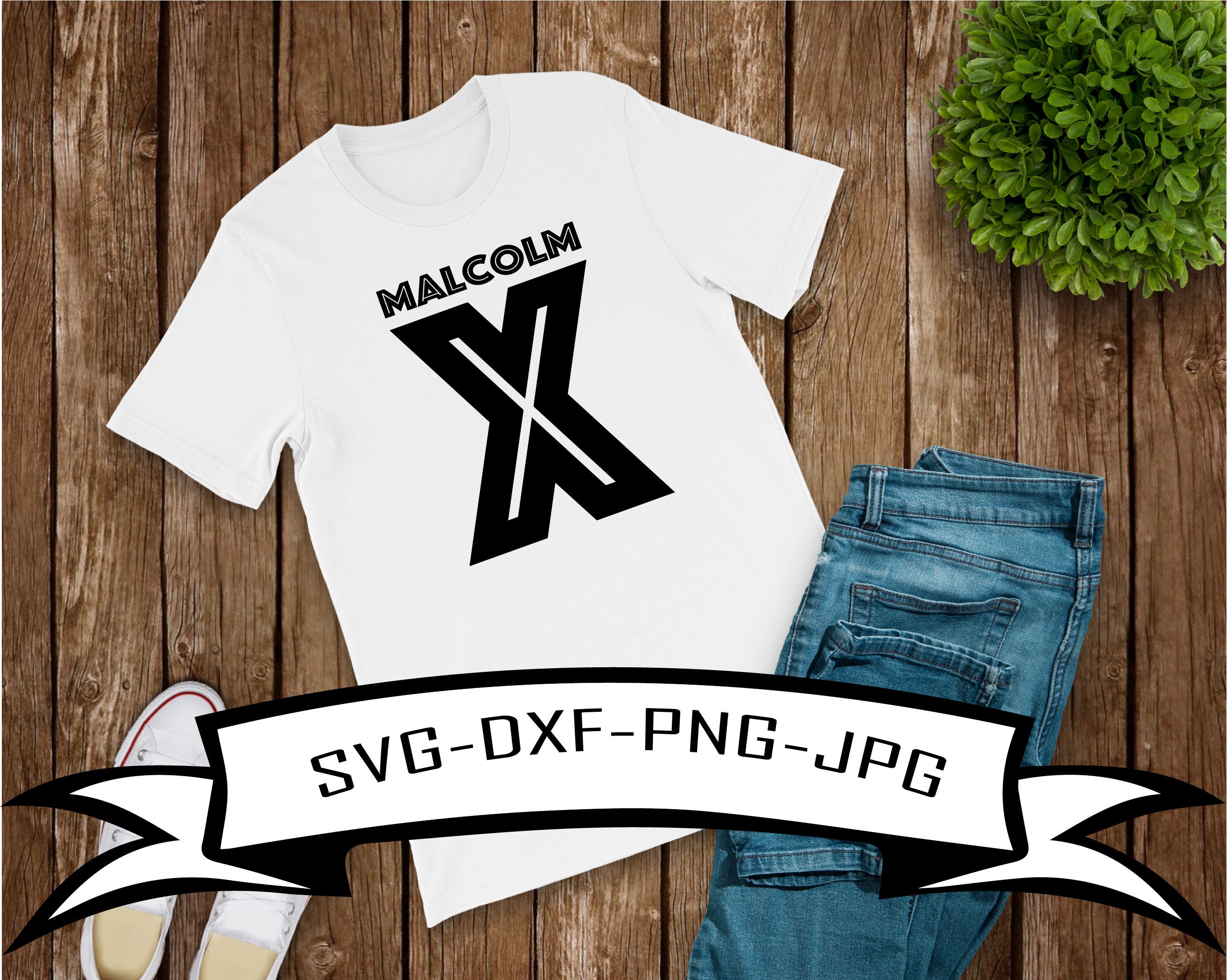 Malcolm X SVG Cut FilePersonal and Commercial UseInstant | Etsy