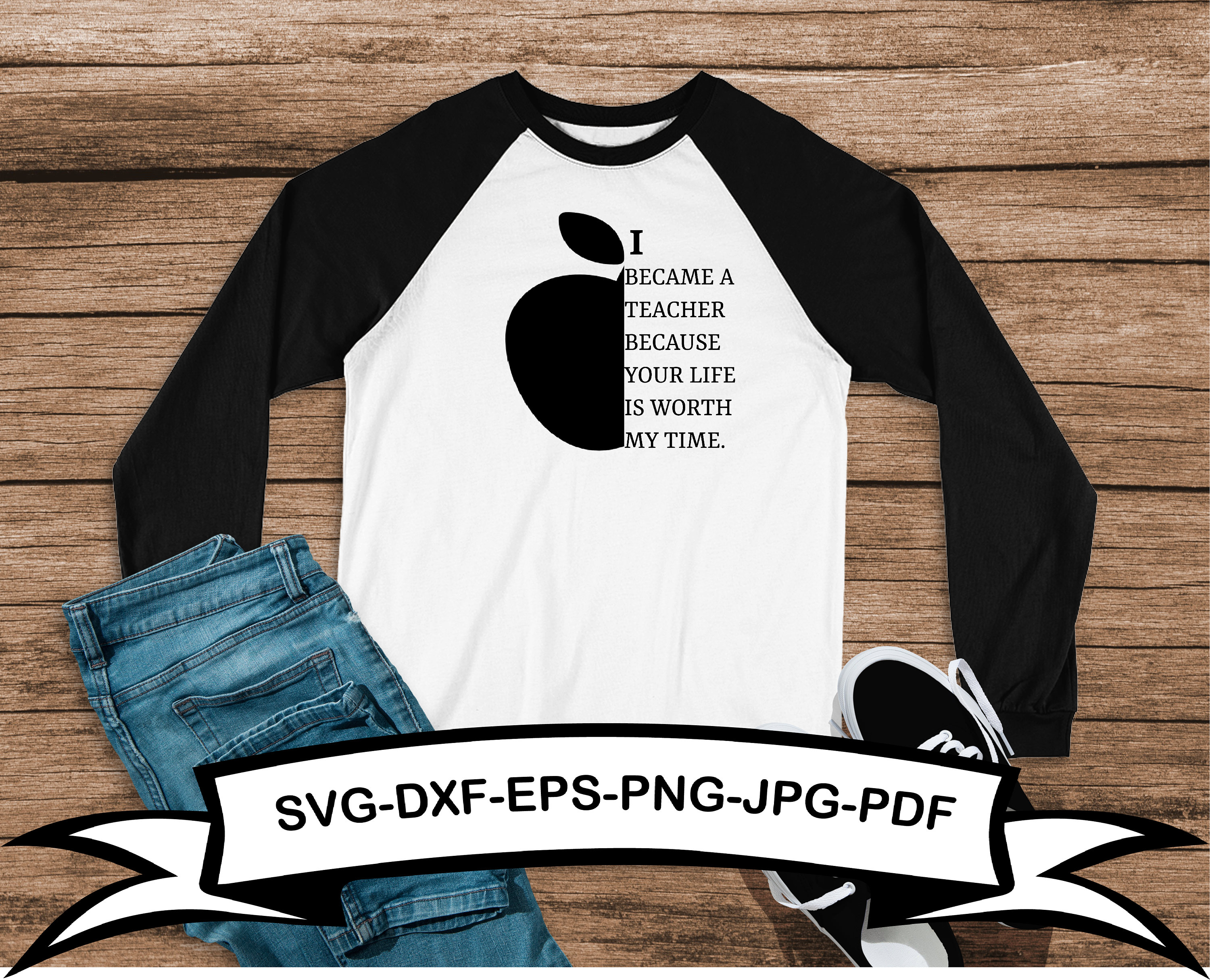 I Became A Teacher SVG Cut File|personal and Commercial Use|instant ...