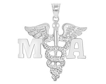 Medical Assistant MA Silver Charm Gift
