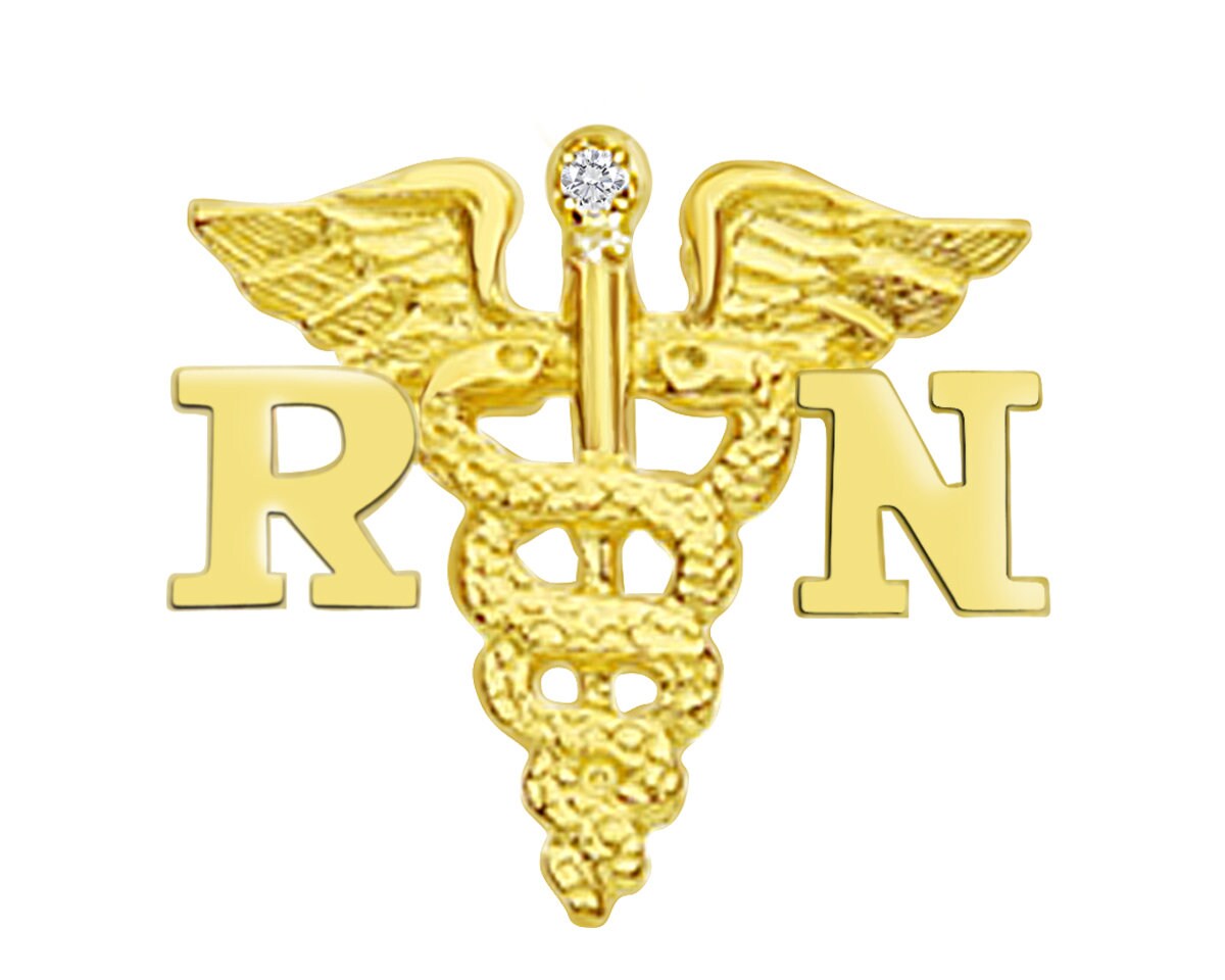 NursingPin Registered Nurse RN Nursing Pin for Graduation in Silver NursingPin Registered Nurse RN Nursing Pin for Graduation in Silver