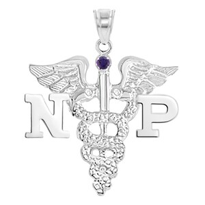 NP Charm Silver for Nurse Practitioners
