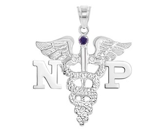 NP Charm Silver for Nurse Practitioners