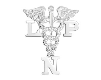 LPN Nursing Pins Silver for Graduation
