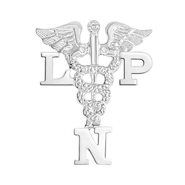 LPN Nursing Pins Silver for Graduation