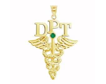 14K Doctor of Physical Therapy DPT Charm