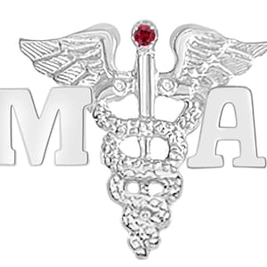 MA Medical Assistant Graduation Pin