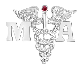MA Medical Assistant Graduation Pin