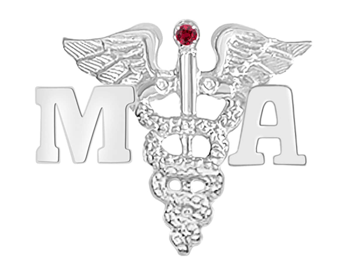 MA Medical Assistant Graduation Pin -  Finland