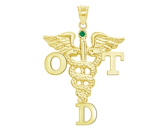OTD 14K Yellow Gold Graduation Charm / Pendant