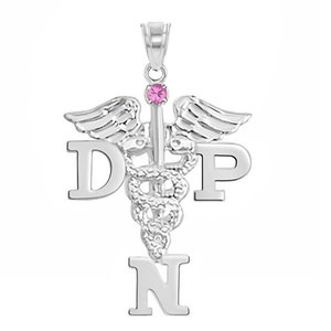 DNP Charm in Silver for Doctor of Nursing Practice