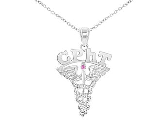 CPhT Certified Pharmacy Tech Necklace