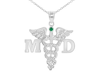 Medical Doctor MD Graduation Necklace