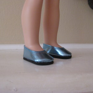 Metalic Wellie Wishers Dolll Cothes Turquoise Shoes