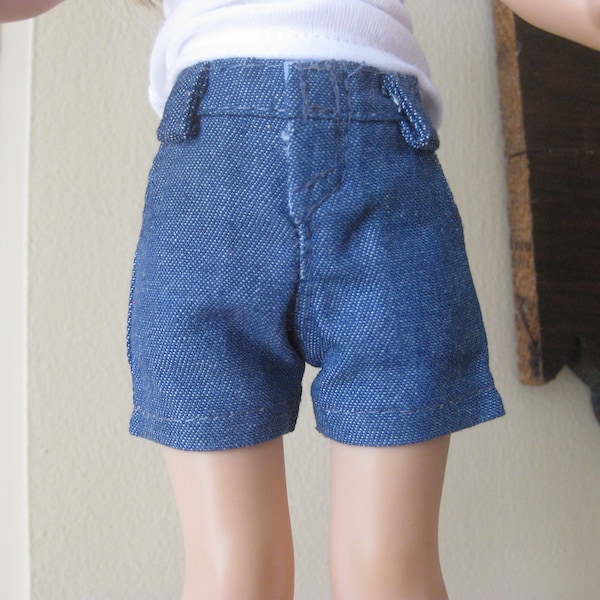 Wellie Wishers Doll Clothes Jean Shorts