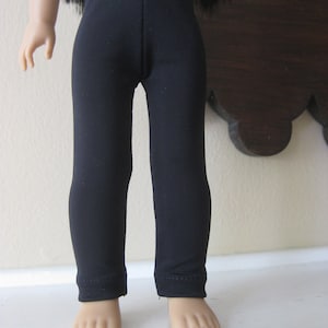 Black Leggings Wellie Wishers Doll Clothes Pants