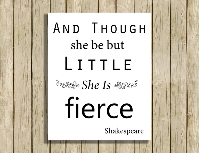 Printable wall art Shakespeare quote instant download 8 x 10 | Etsy