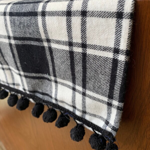 Black White Runner Etsy