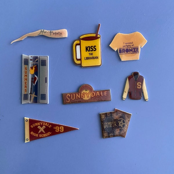 Buffy the Vampire Slayer pins / Sunnydale pins / Kendra The Slayer /