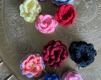 Yarn Flower Hair hair clip