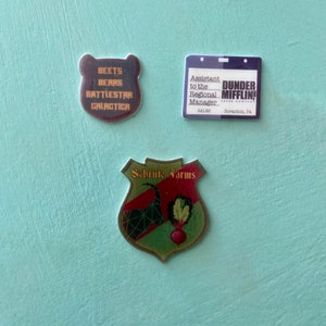 The Office pins / Dwight Schrute / MICHAEL SCOTT / Jim Halpert / Regional Manager