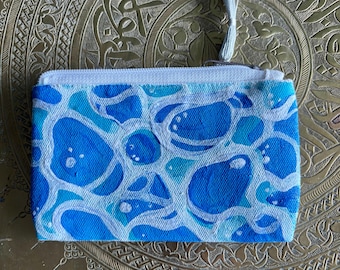 Reflections Manatee Hand-Painted zipper bag
