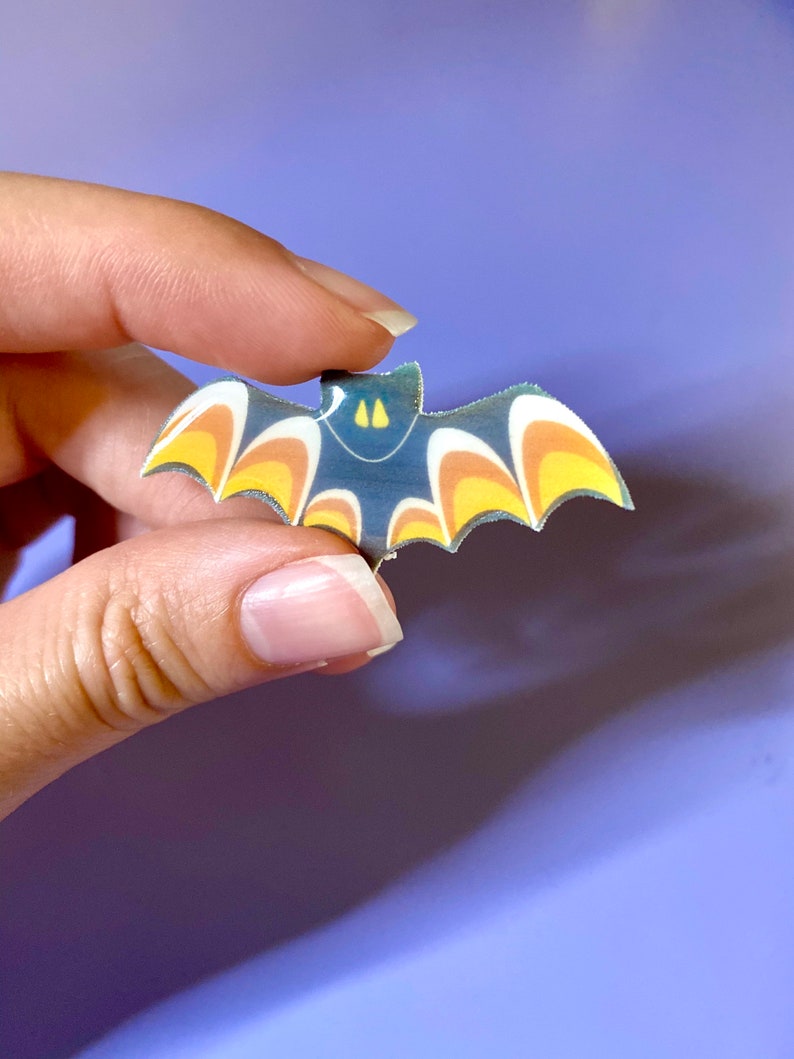Bat pins Bat lovers Halloween pin
