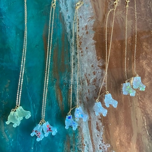 Glow in the dark Roller Skate Necklaces / Roller Derby gift / Glow skate jewelry/ Roller Derby bracelet