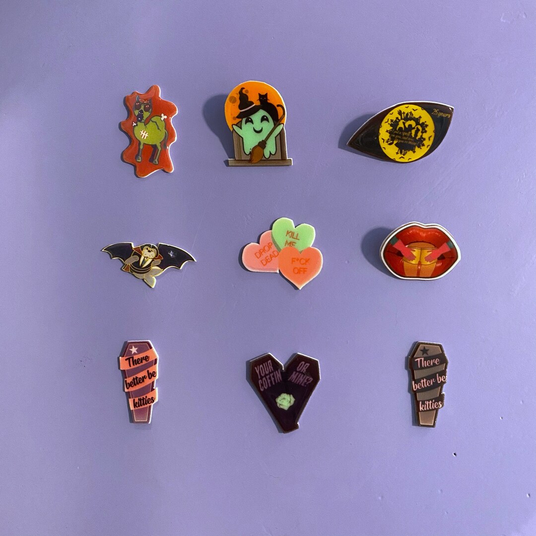 Halloween Pins / Camel Zombie Pin/ Ghost Pin / Hocus Pocus Pin/walrus