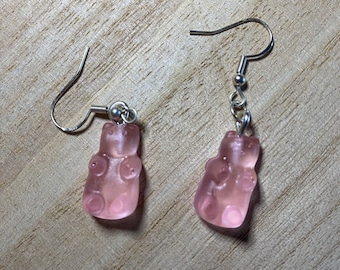 Glow in the dark Gummy Bear Earrings