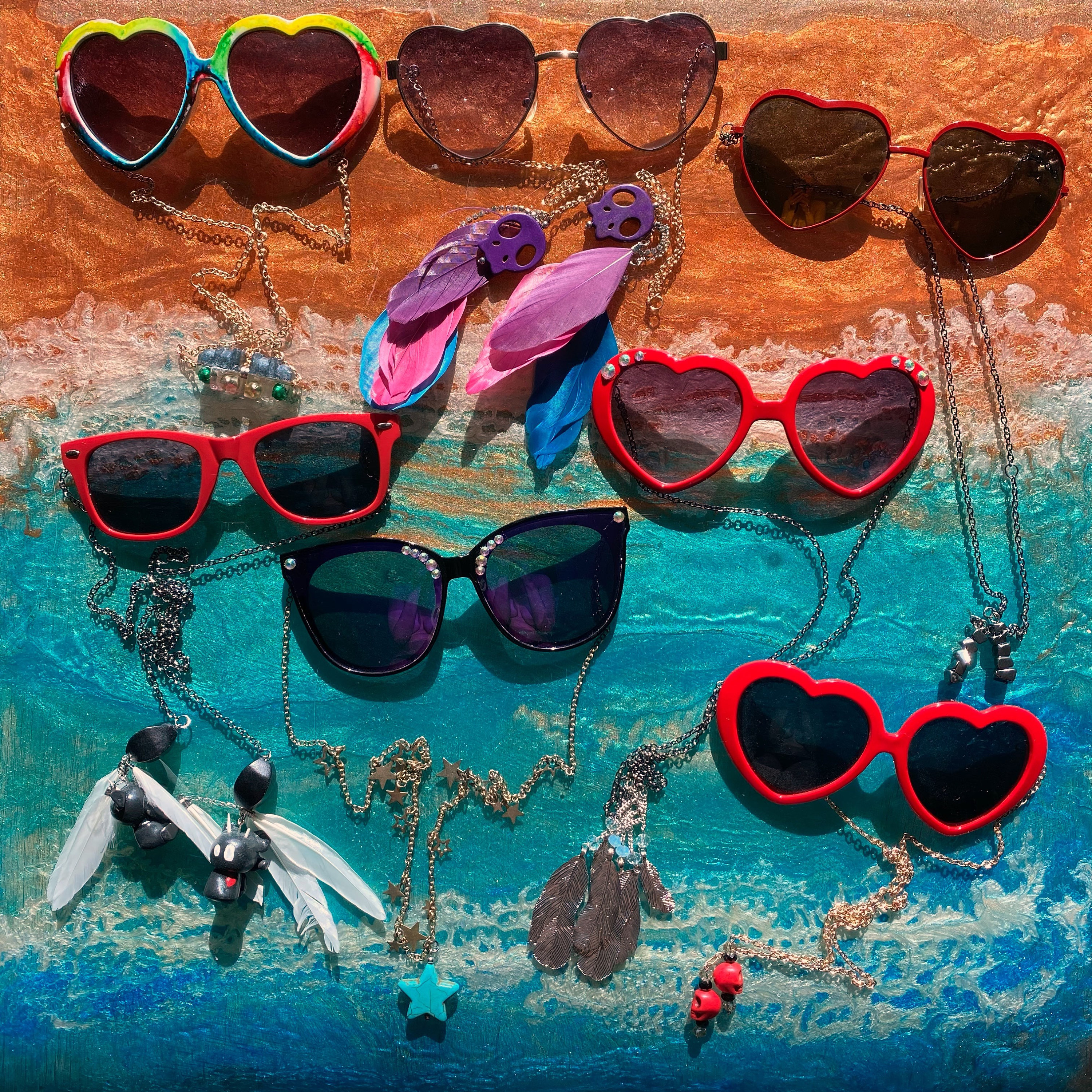 Feather Sunglasses - Etsy display picture 1