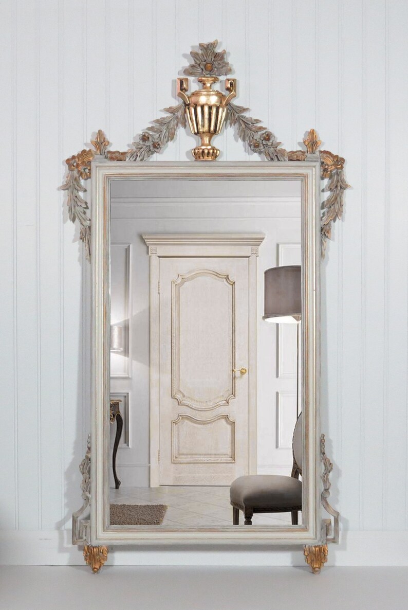 Antique European Style Mirror Wall Mirror Vintage Gold Etsy