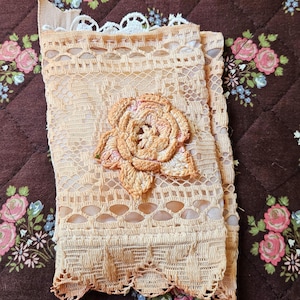 Needle Case Handcrafted from Vintage Quilts for Slow Stitchers. Sewing Kit for Adults