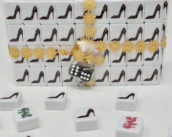 Mahjong Leopardenabsatz-Kacheln