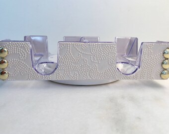 Pearl Paisley met Studs Canasta Tray