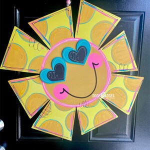 Summer Funky Sunshine Door Hanger, Hello Sunshine Sunglasses, Teacher ...