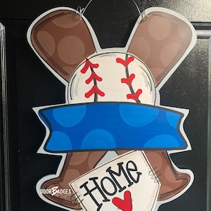 hand painted door sports door signs softball door hanger sports door hanger Foam Finger door hanger Baseball door hanger