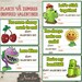 INSTANT DOWNLOAD Plants Vs Zombies Inspired Valentines Download and ...
