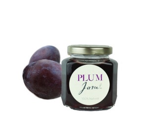 Gourmet Italian Plum Jam // All Natural // New Hampshire Home Grown // 7 oz