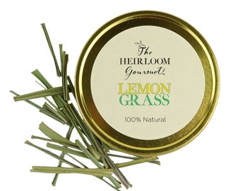 Gourmet Lemon Grass // All Natural // New Hampshire Home Grown // 4 oz Tin