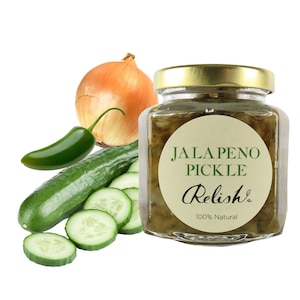 Gourmet Jalapeno Pickle Relish // All Natural // New Hampshire Home Grown // 6 oz
