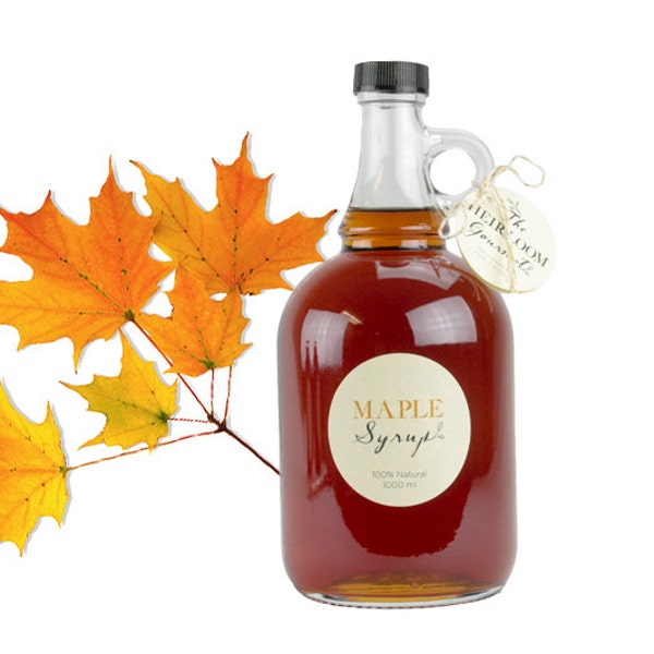 Pure New Hampshire Maple Syrup 1000ml // 100% Natural Grade A  //