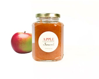 Heirloom Macintosh Cinnamon Applesauce // All Natural // New Hampshire Home Grown // 12oz