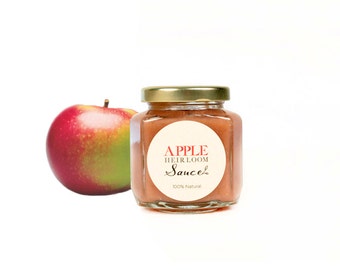 Gourmet Heirloom Macintosh Applesauce // All Natural // Sugar Free // No Additives // New Hampshire Home Grown // 6 oz