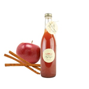 Gourmet Apple Spice Simple Syrup // All Natural // New Hampshire Home Grown // 12 oz // Soda Syrup