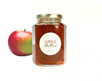 Gourmet Old Style Heirloom Macintosh Apple Butter  // All Natural // New Hampshire Home Grown // 12oz