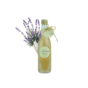 Gourmet Lavender Simple Syrup // All Natural // New Hampshire Grown // 12 oz // Soda Syrup