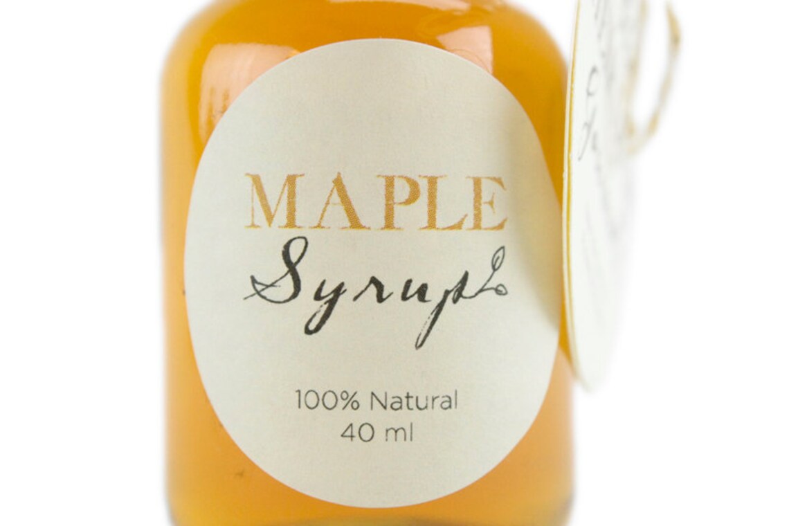 Pure New Hampshire Maple Syrup 40 Ml Set of 6 // 100 Natural Etsy